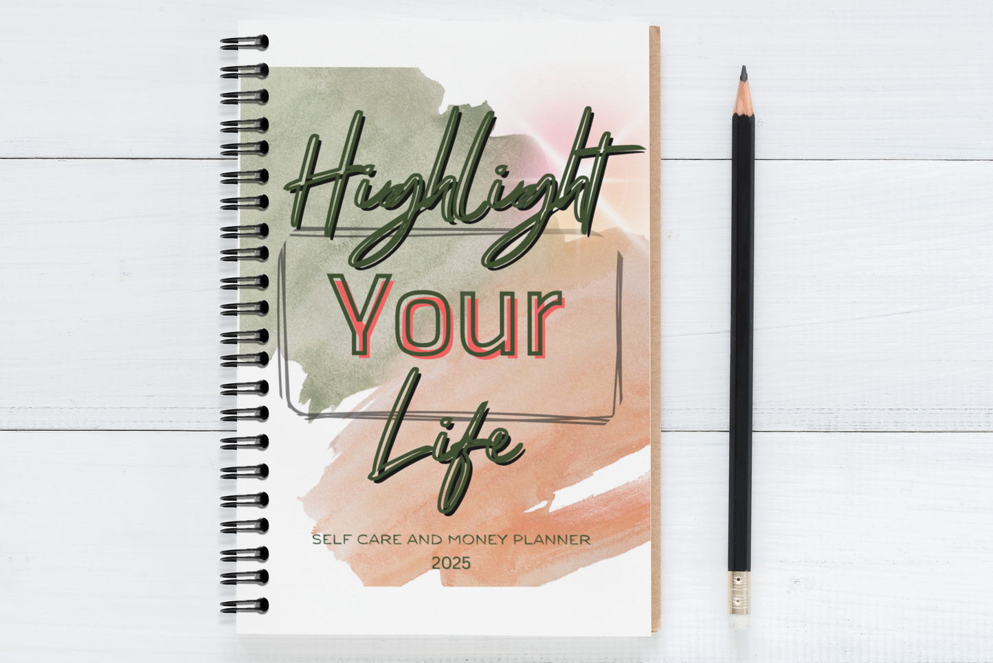 Green Highlights 3-in-1 Lifestyle Spiral Notebook